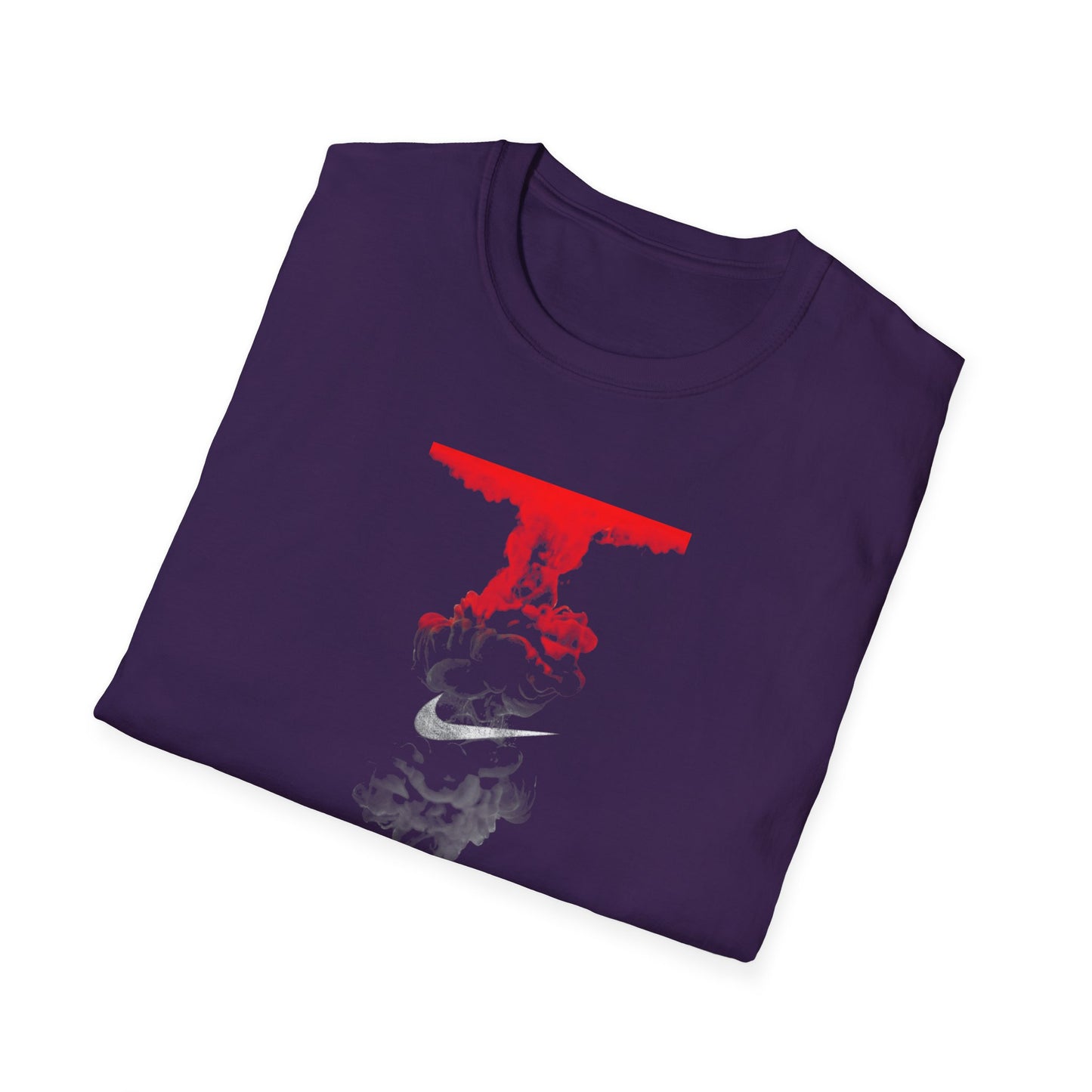 Swoosh Cloud Skull T-Shirt | Nuclear Explosion Graphic Tee