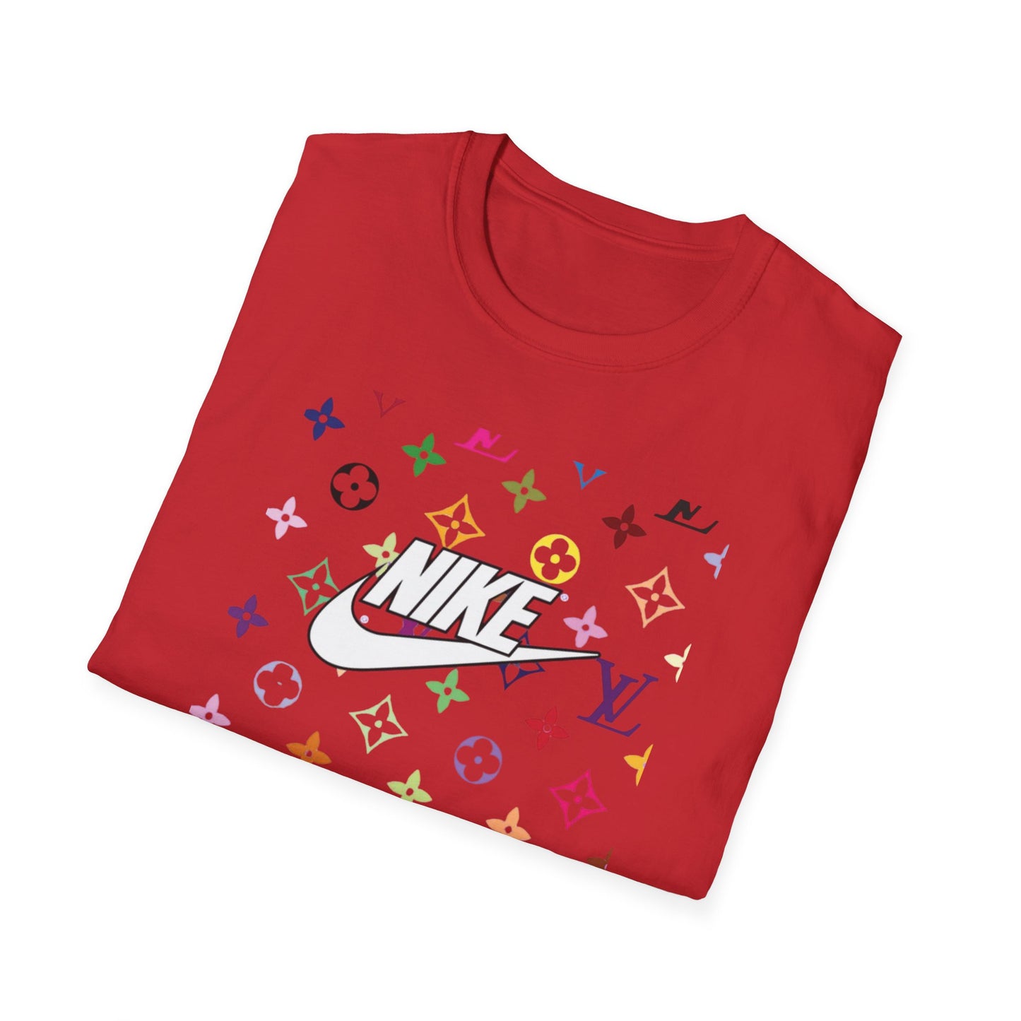 Rainbow Monogram Logo T-Shirt | Retro Pattern, Streetwear
