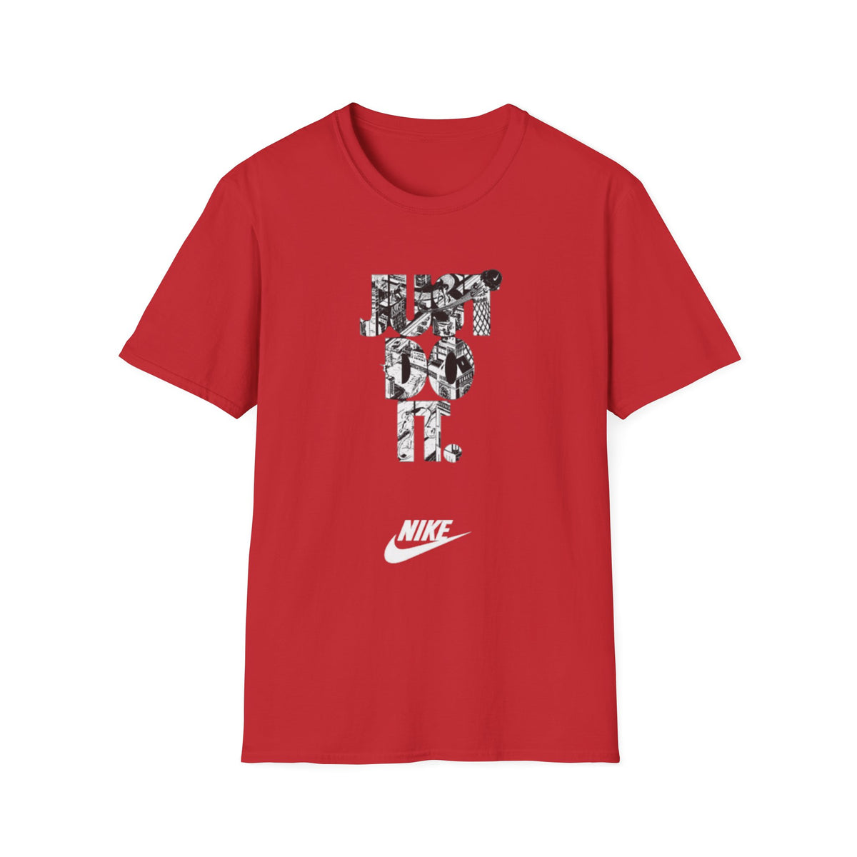 Just Do It Tee | Black graphic logo t-shirt