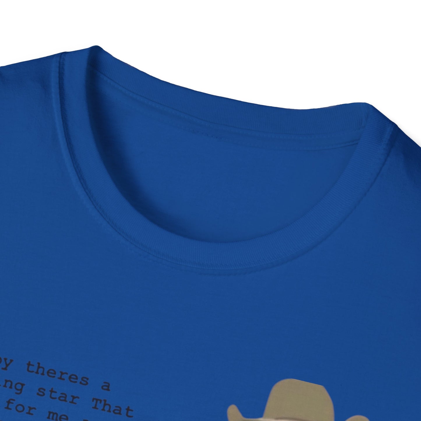 Cojo Guitar Portrait T‑Shirt — "Baby There's a Star" Lyric Tee
