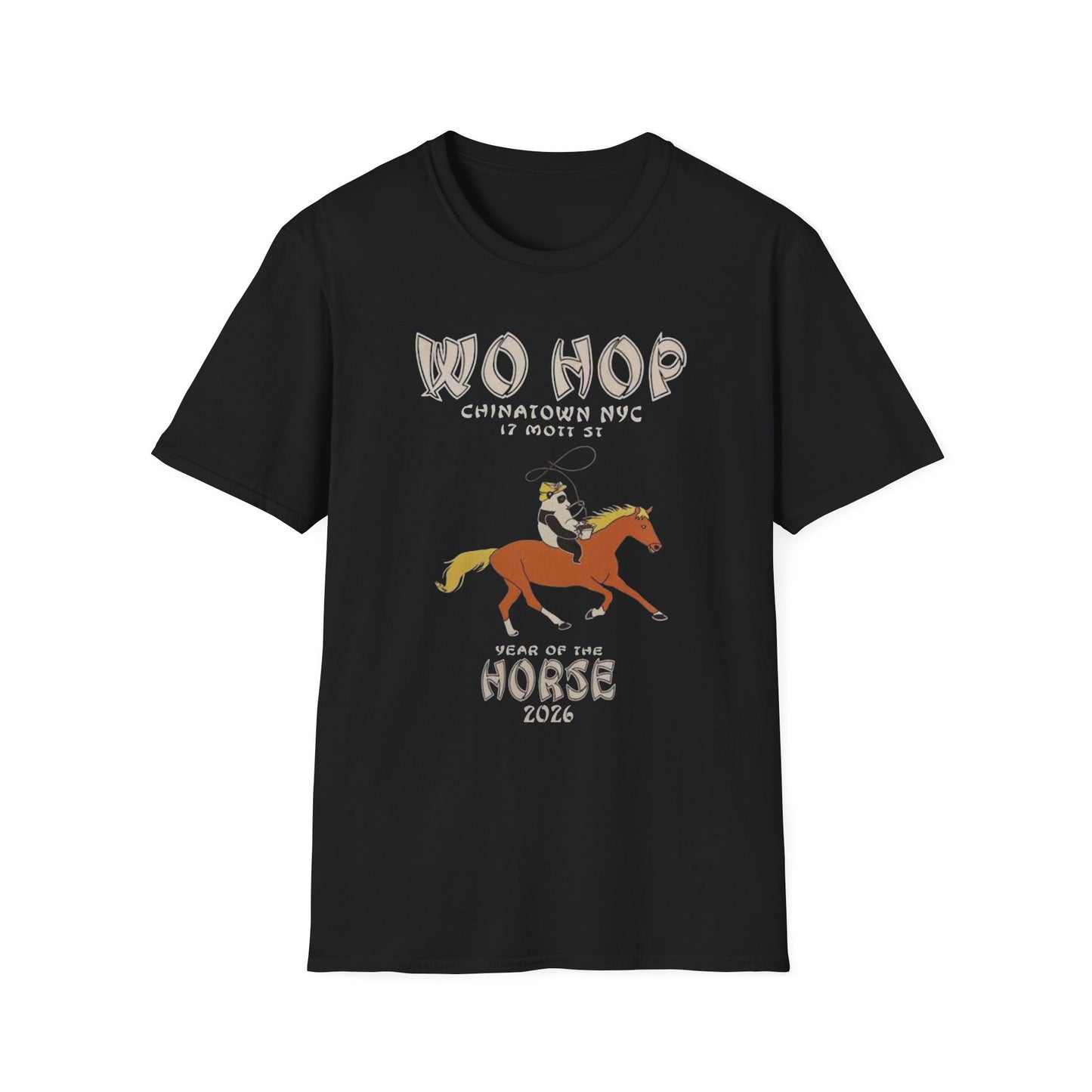 Wo Hop Chinatown NYC Horse T-Shirt | Year of the Horse 2024