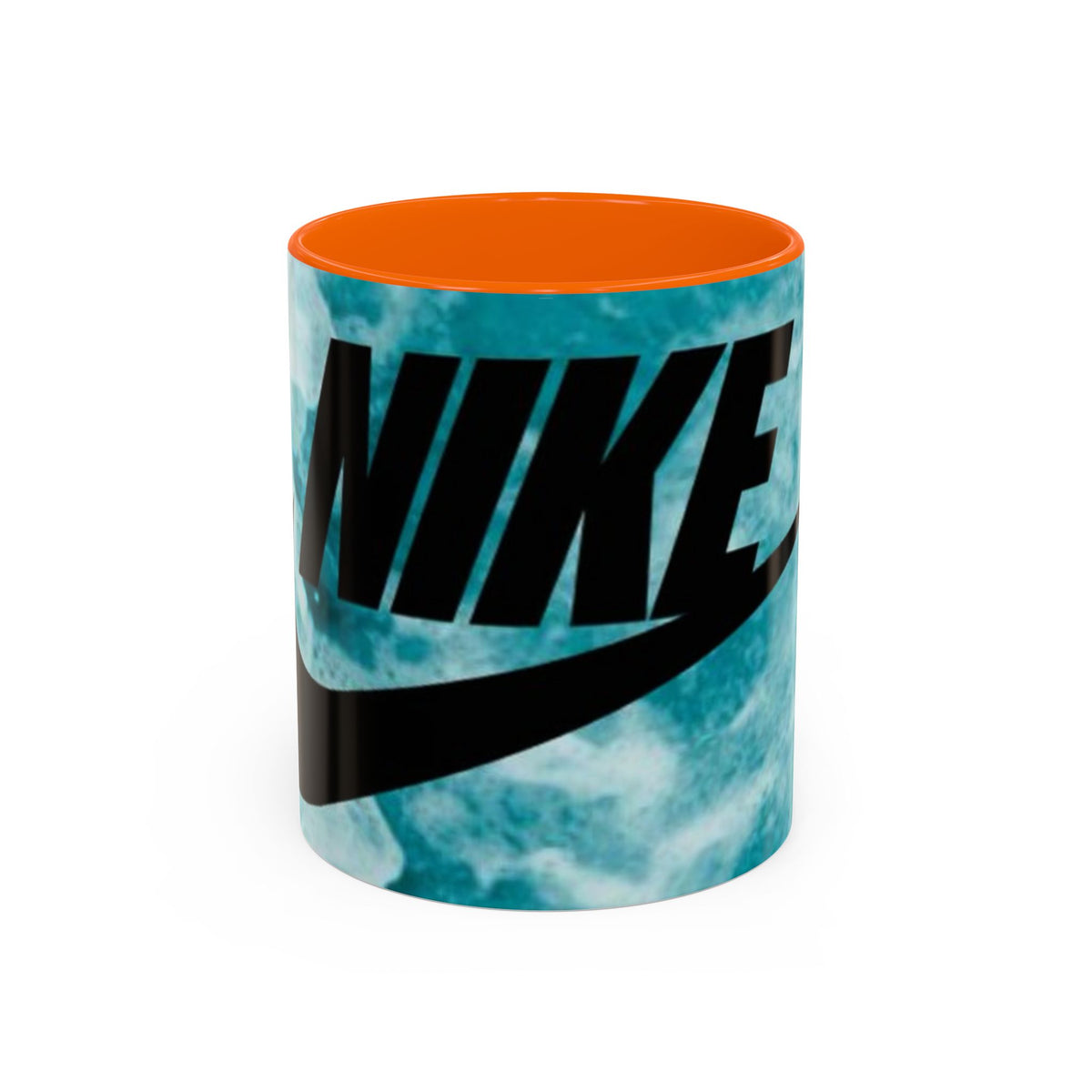 Swoosh Logo Coffee Mug | Accent Ceramic Mug