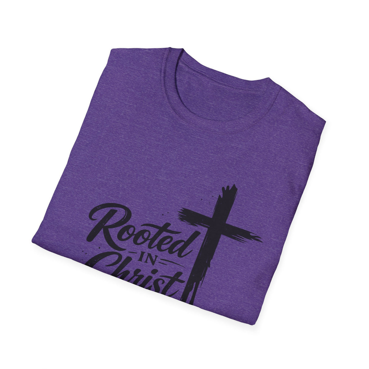 Rooted in Christ T-Shirt | Cross Faith Religious Tee