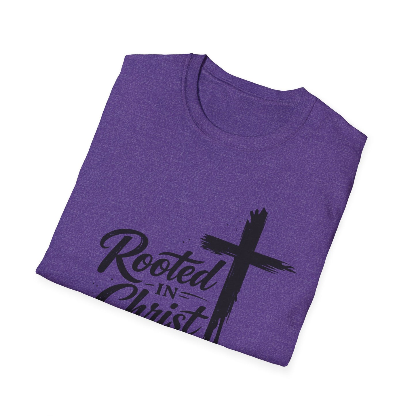 Rooted in Christ T-Shirt | Cross Faith Religious Tee