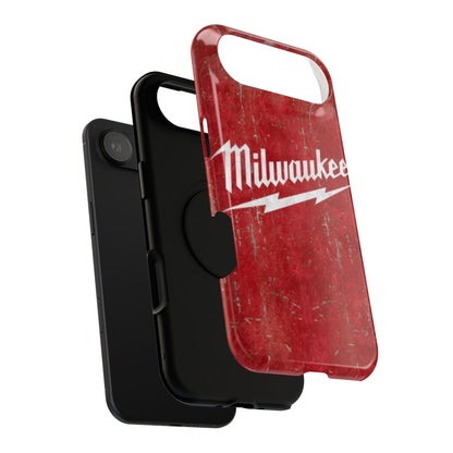 Milwaukee Lightning Logo phone case | Impact-Resistant Case