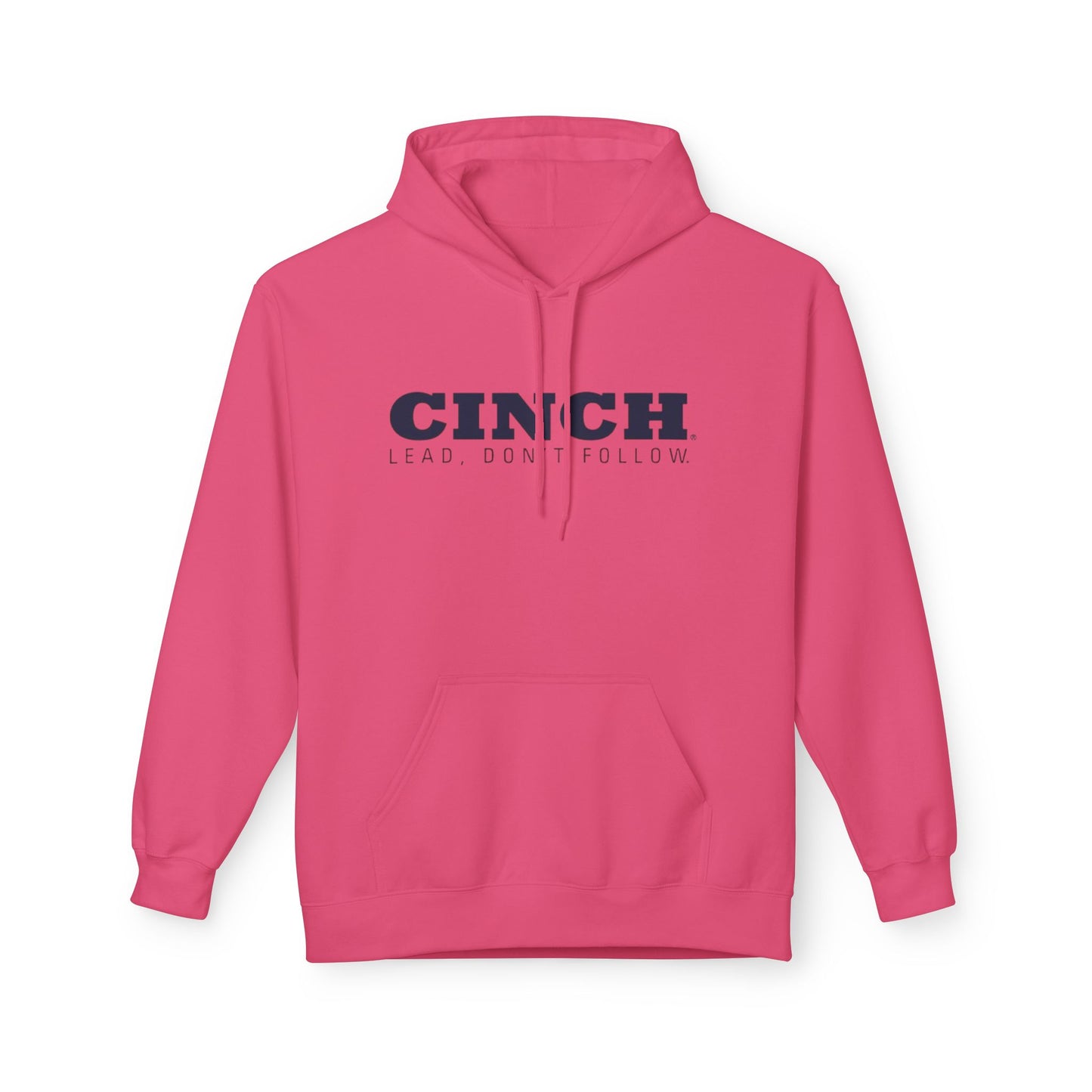 CINCH "Lead, Don't Follow" Hoodie — Classic Logo Pullover