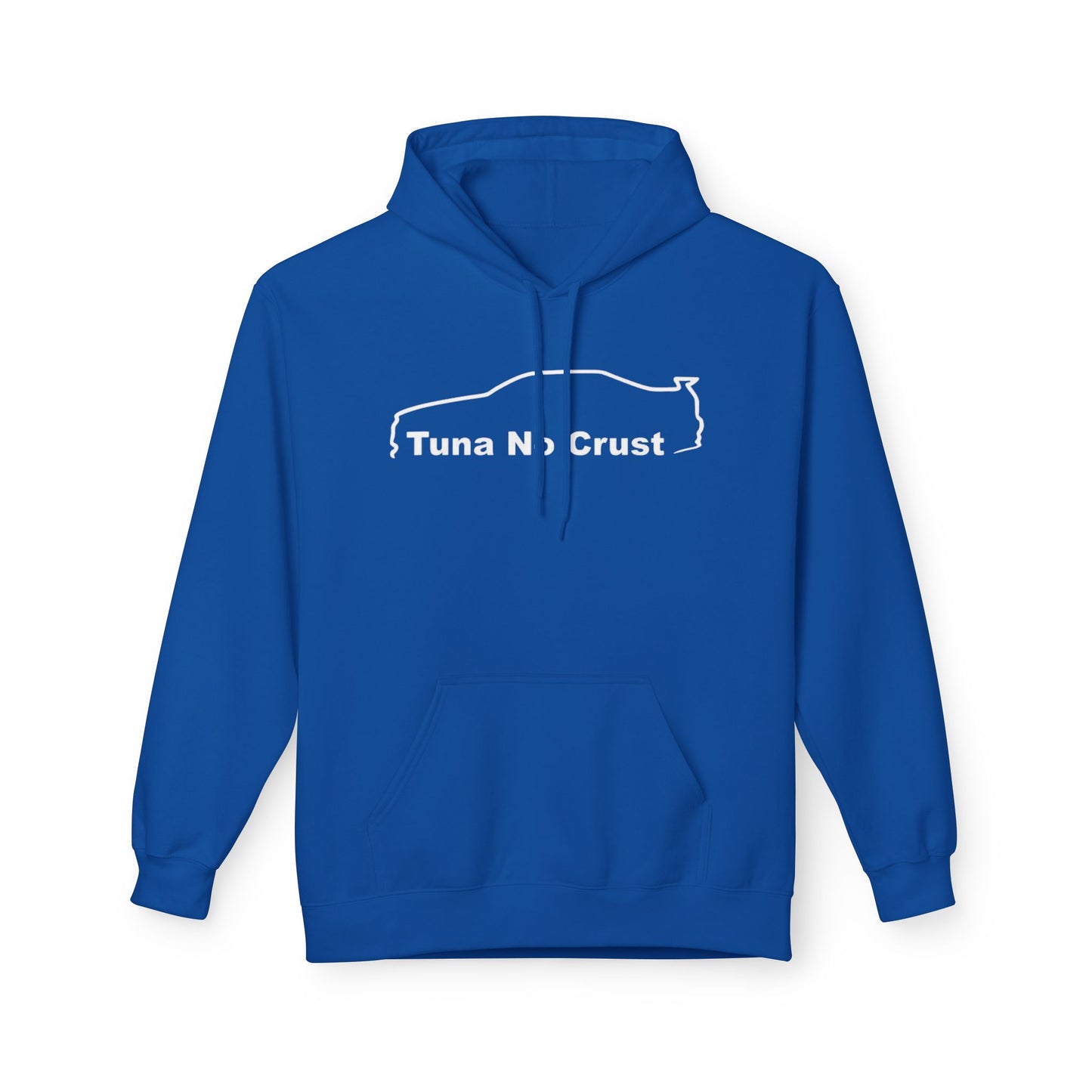 Tuna No Crust Hoodie — Minimal Cat Silhouette Sweatshirt for Cat Lovers
