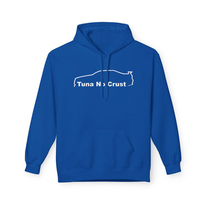 Tuna No Crust Hoodie — Minimal Cat Silhouette Sweatshirt for Cat Lovers