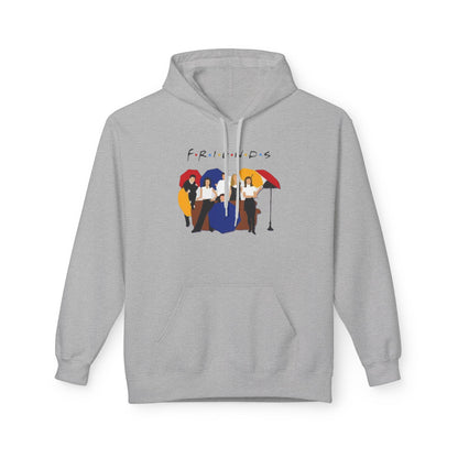 Friends TV Show Minimalist Cast Hoodie – 'F.R.I.E.N.D.S' Graphic Pullover