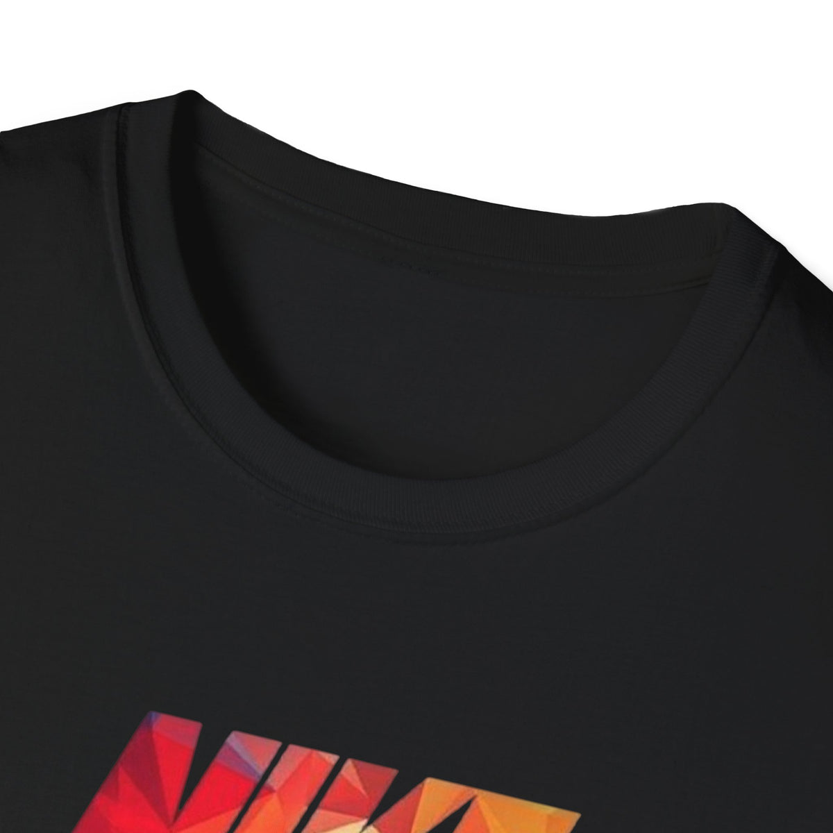 Rainbow Swoosh T-Shirt | Retro Logo Graphic