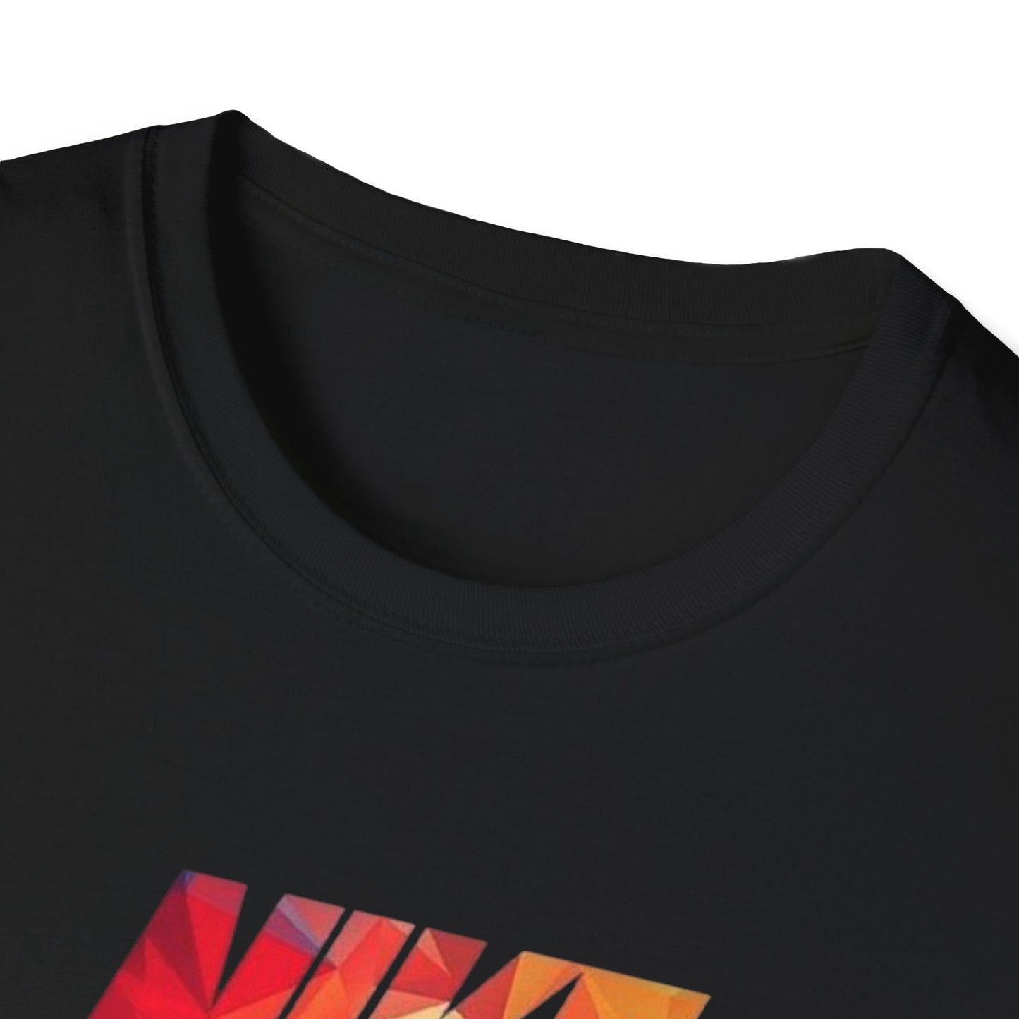 Rainbow Swoosh T-Shirt | Retro Logo Graphic