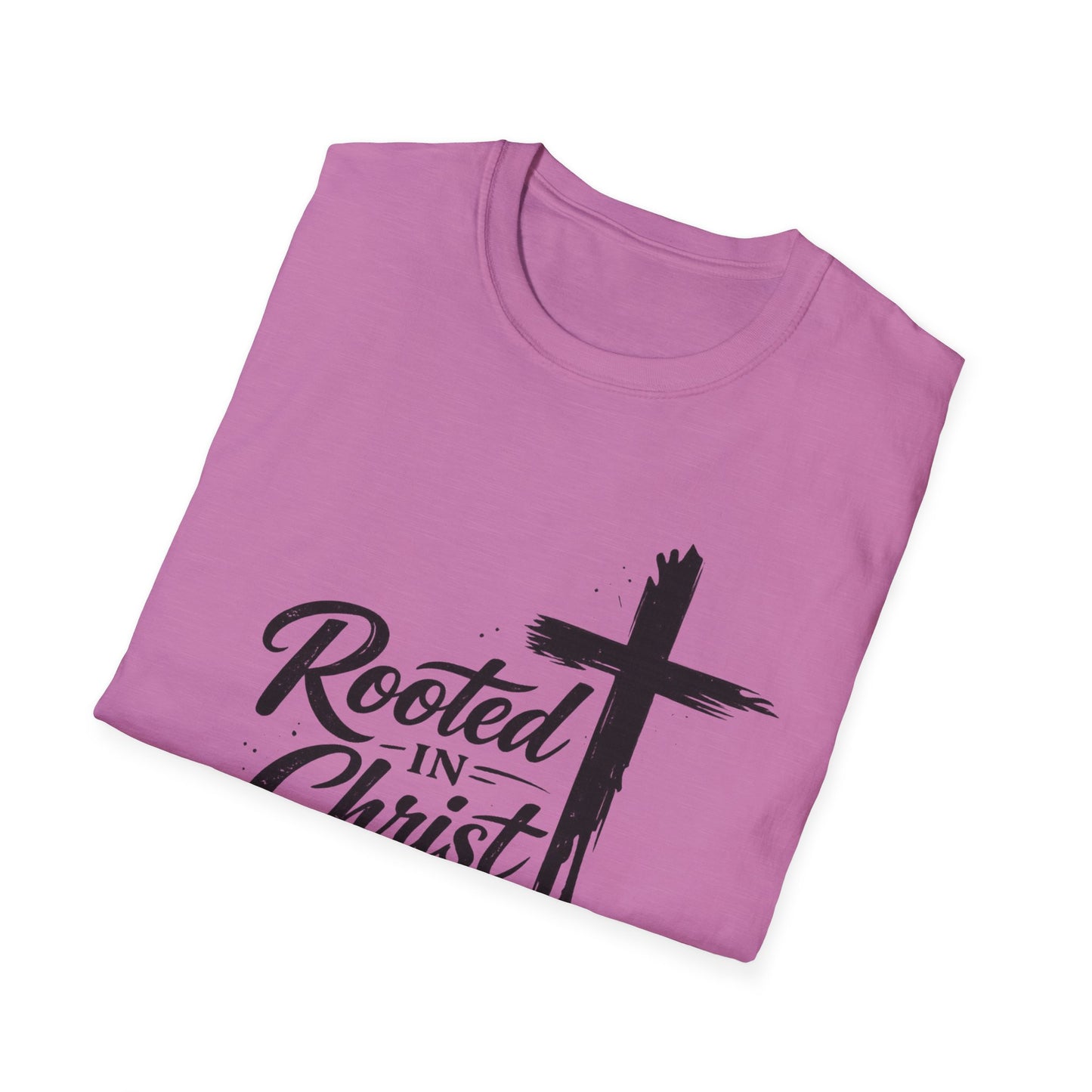 Rooted in Christ T-Shirt | Cross Faith Religious Tee