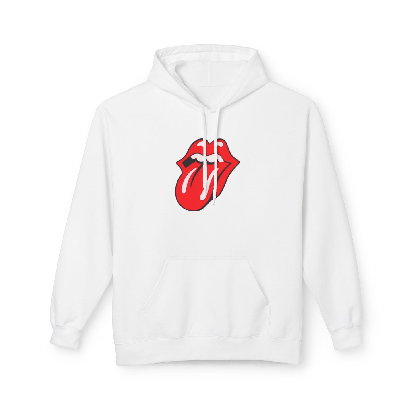Classic Rock Tongue Hoodie — Red Lips Icon Pullover