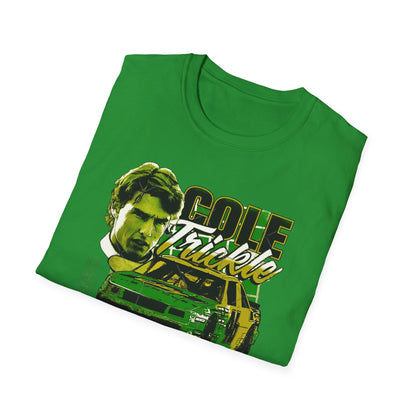 Cole Trickle Racing Car T-Shirt | Vintage NASCAR 46 Track Design