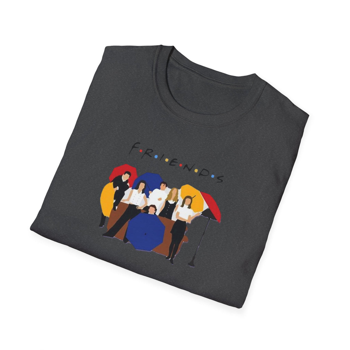 Friends TV Show Minimalist Group Graphic T-Shirt — 