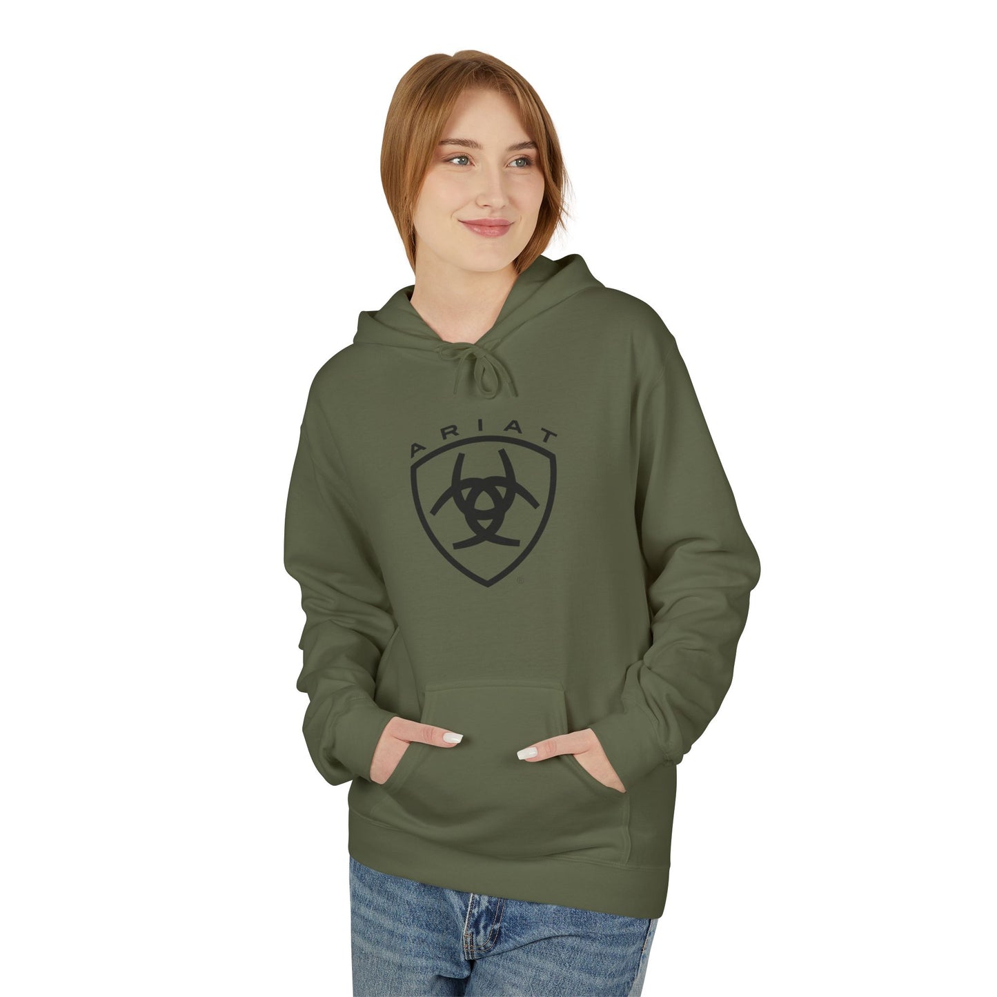 Ariat Logo Hoodie — Classic Equestrian Shield Pullover