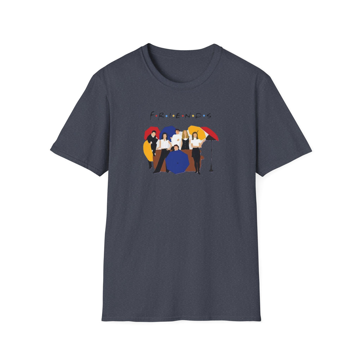 Friends TV Show Minimalist Group Graphic T-Shirt — 