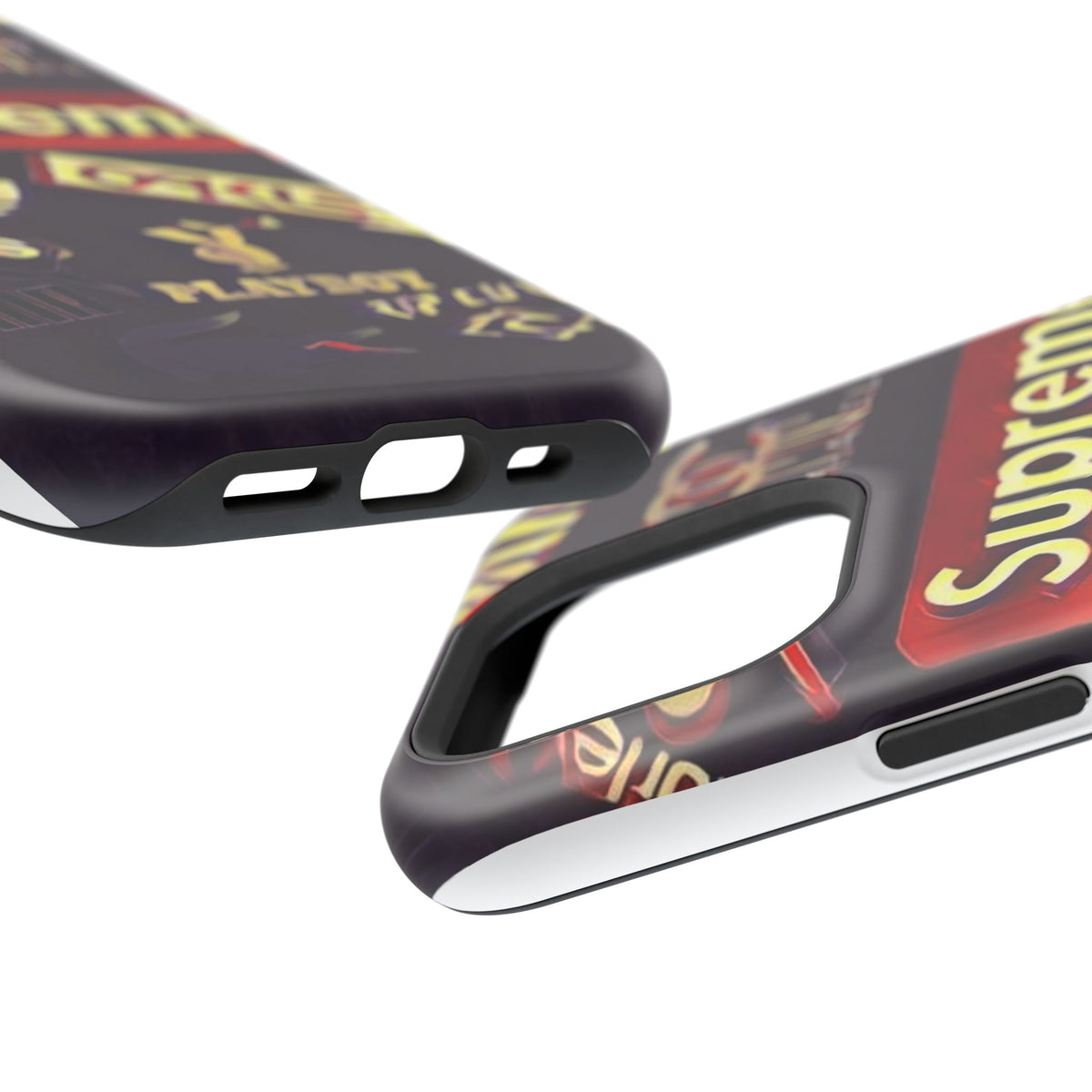 Supreme Impact-Resistant Phone Case — Streetwear Logo Collage