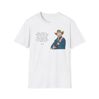 Cojo Guitar Portrait T‑Shirt — "Baby There's a Star" Lyric Tee