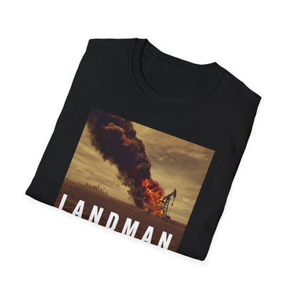 Landman Graphic Tee — Fiery Desert Scene T-Shirt
