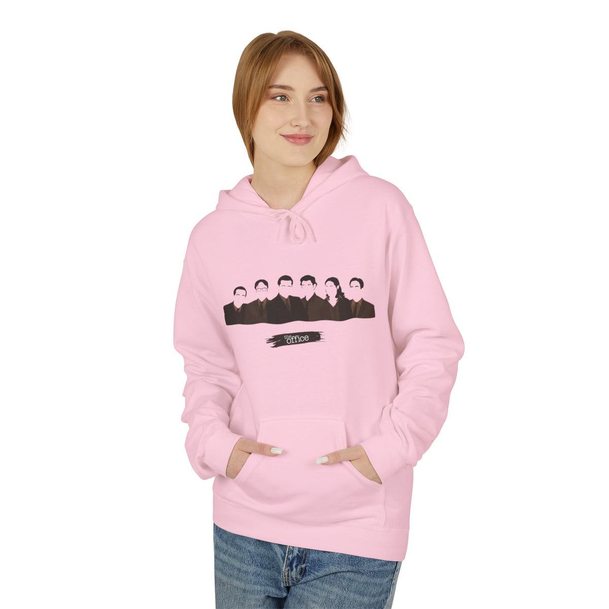 The Office  — Retro Five Faces Graphic Pullover