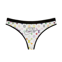 Rainbow Monogram Logo Thong
