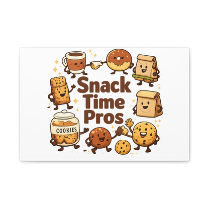 Snack Time Pros Canvas | Office Humor, Meeting Memes, Coffee Fuel