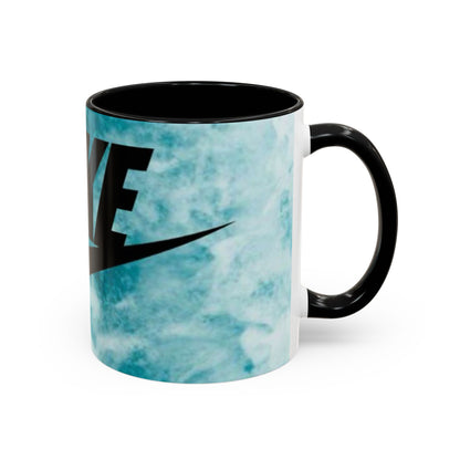 Swoosh Logo Coffee Mug | Accent Ceramic Mug