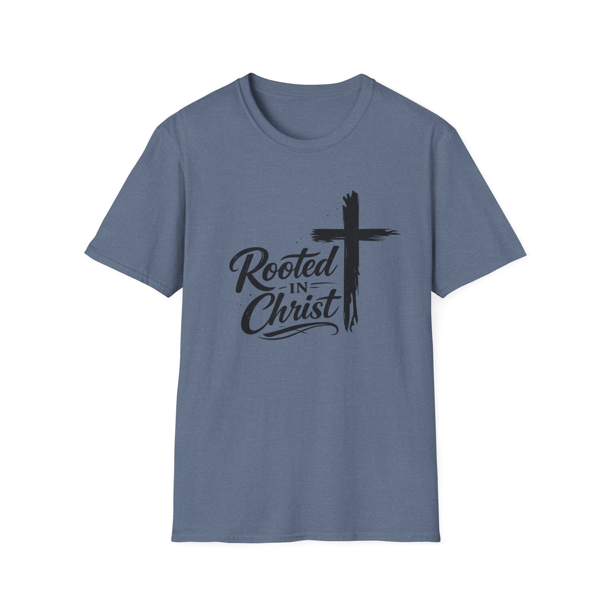 Rooted in Christ T-Shirt | Cross Faith Religious Tee