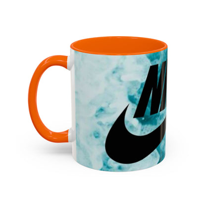 Swoosh Logo Coffee Mug | Accent Ceramic Mug