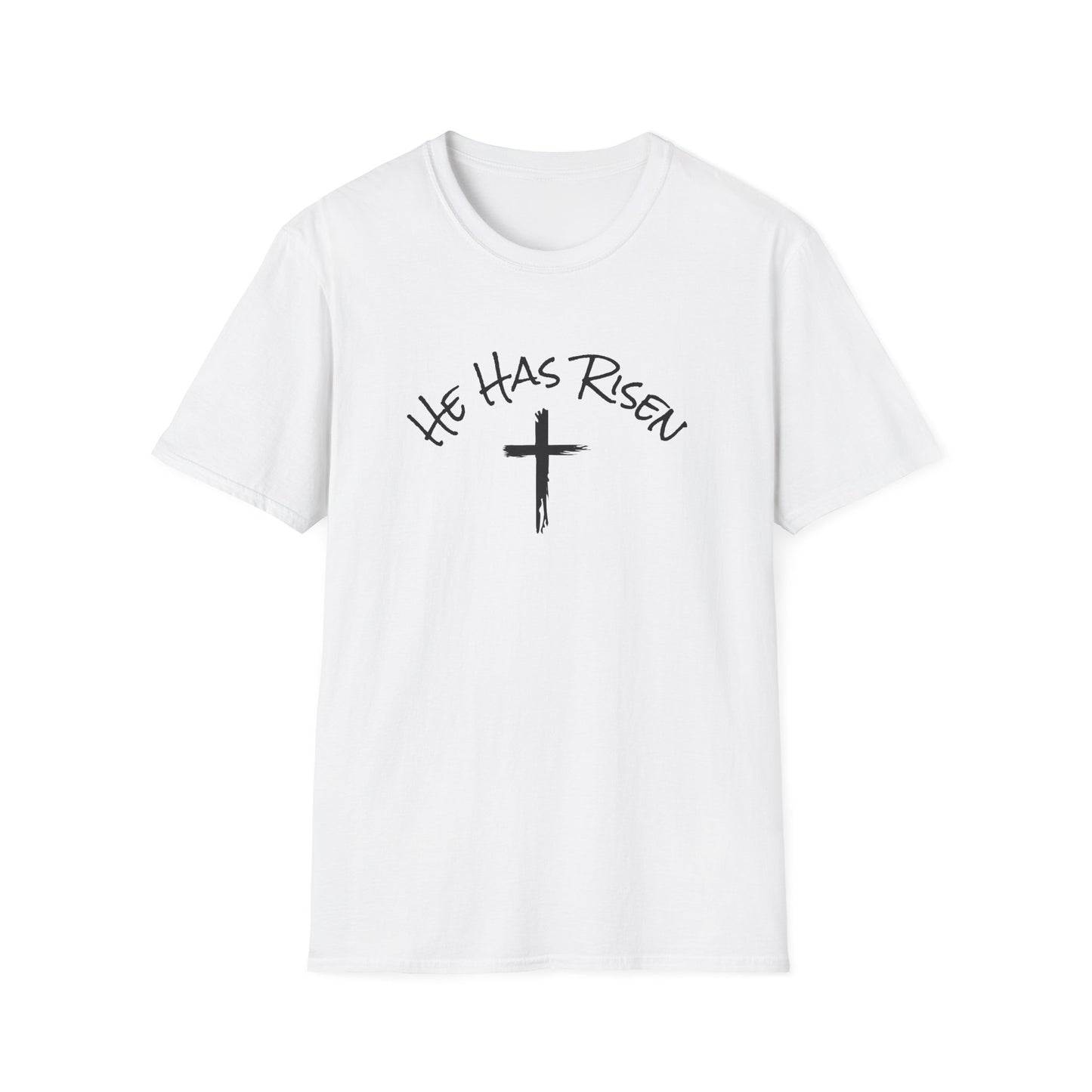 He Has Risen cross T-Shirt | Easter Christian faith tee