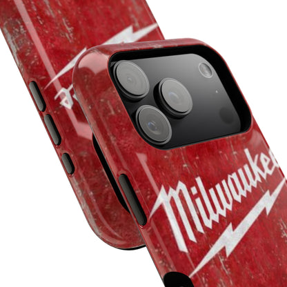 Milwaukee Lightning Logo phone case | Impact-Resistant Case