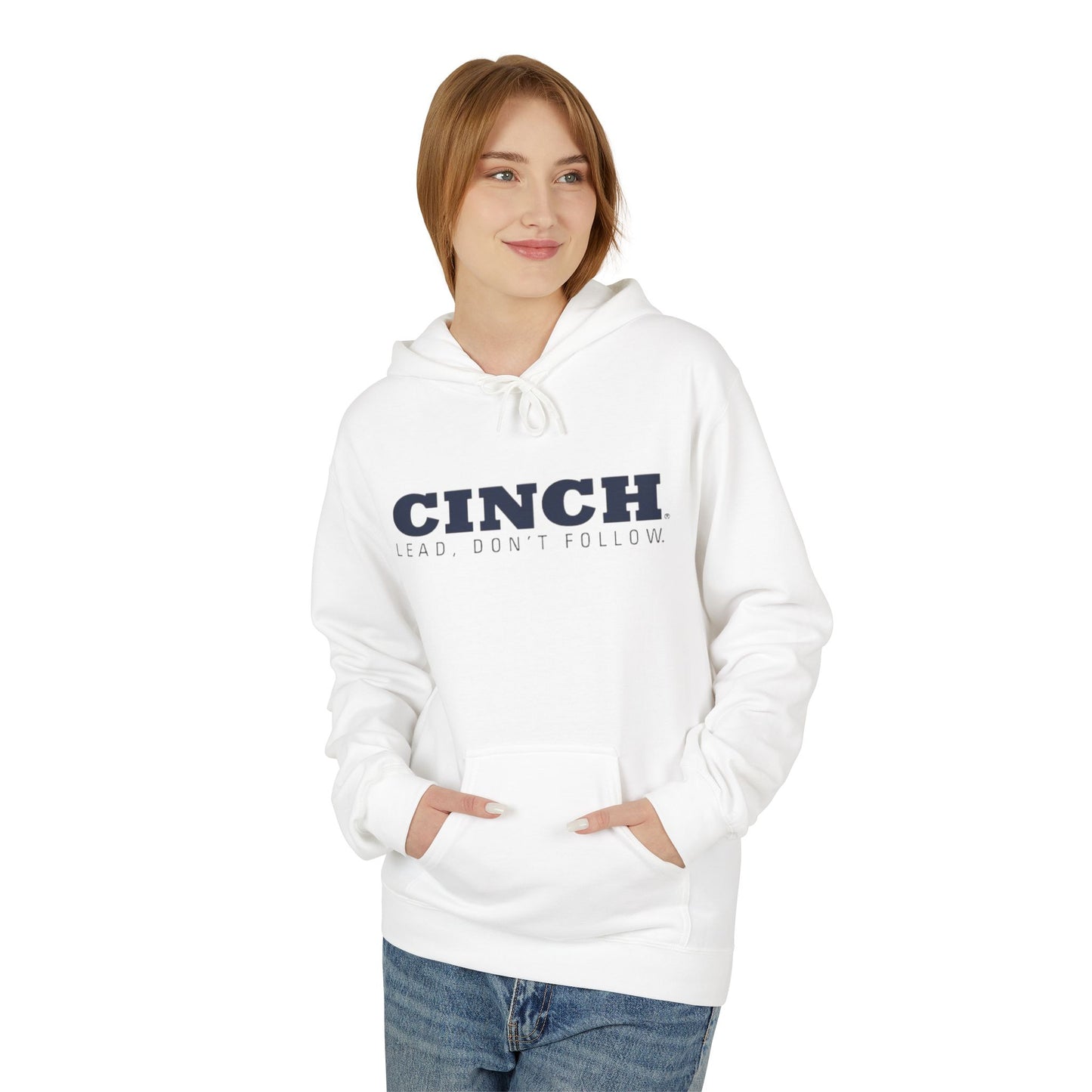CINCH "Lead, Don't Follow" Hoodie — Classic Logo Pullover