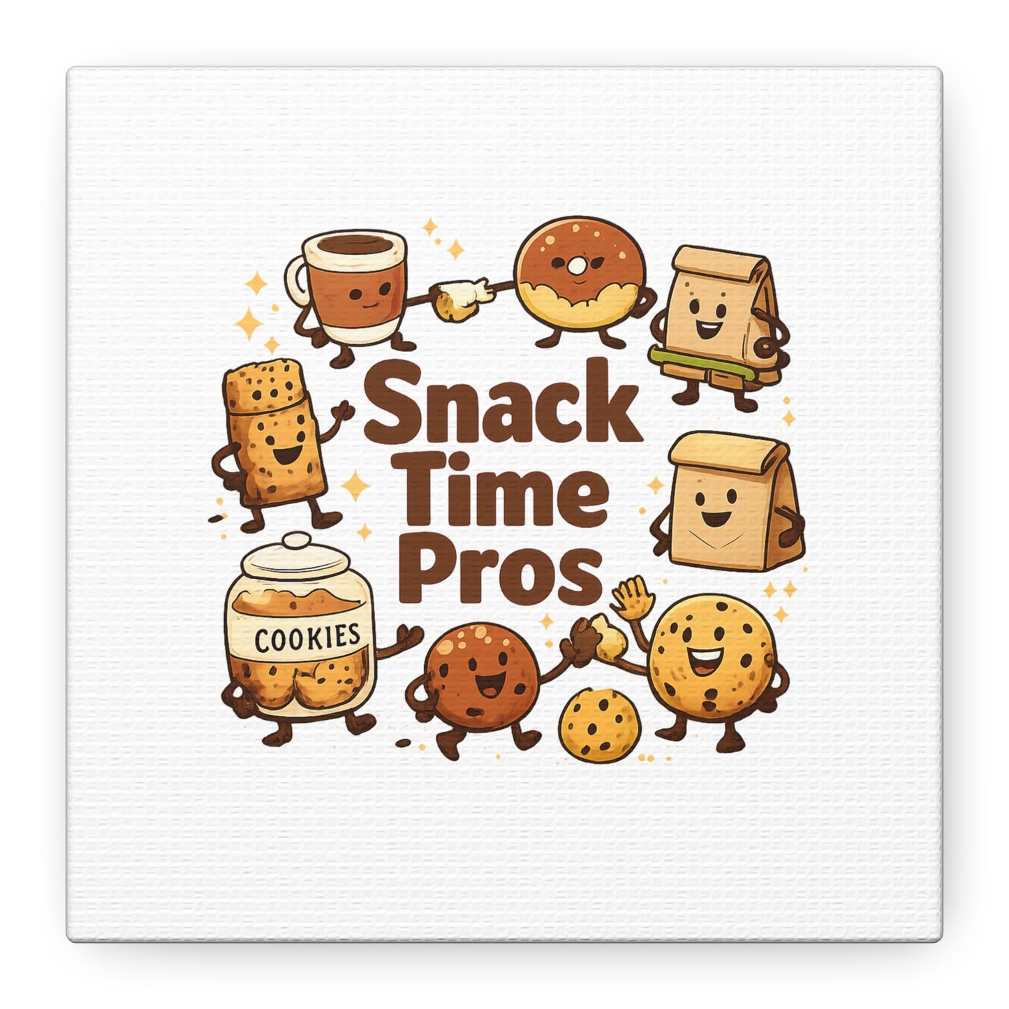 Snack Time Pros Canvas | Office Humor, Meeting Memes, Coffee Fuel