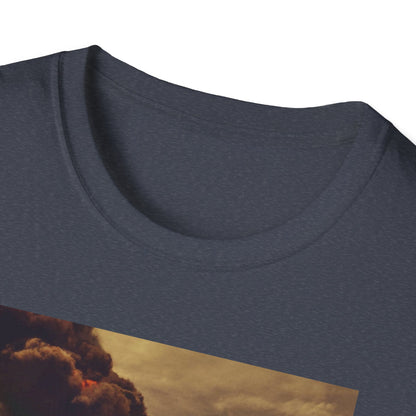 Landman Graphic Tee — Fiery Desert Scene T-Shirt