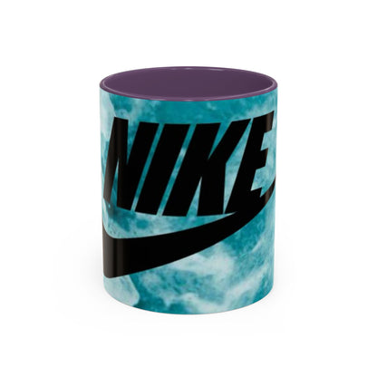 Swoosh Logo Coffee Mug | Accent Ceramic Mug