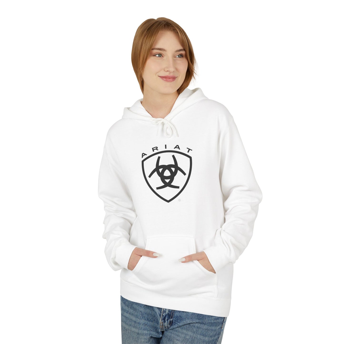 Ariat Logo Hoodie — Classic Equestrian Shield Pullover