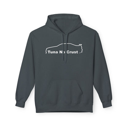 Tuna No Crust Hoodie — Minimal Cat Silhouette Sweatshirt for Cat Lovers