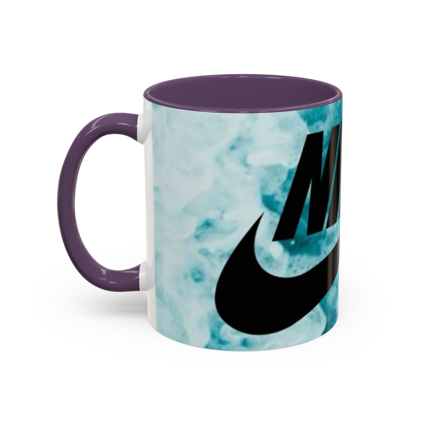 Swoosh Logo Coffee Mug | Accent Ceramic Mug