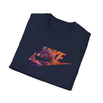 Sunset Swoosh T-Shirt | Colorful Abstract Swoosh Tee