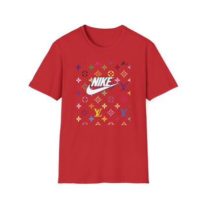 Rainbow Monogram Logo T-Shirt | Retro Pattern, Streetwear