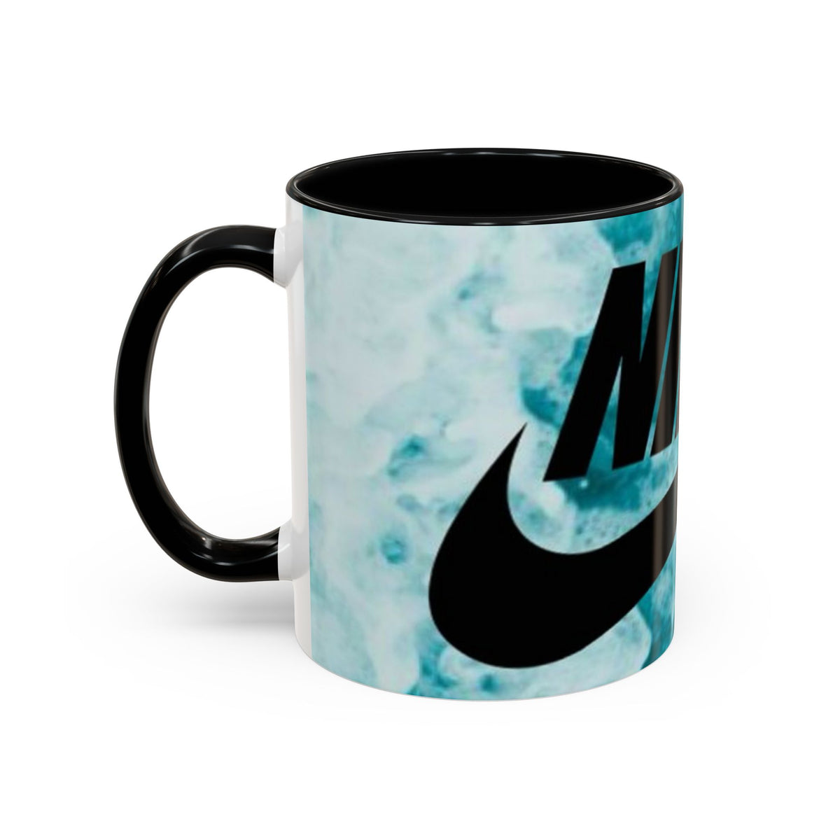 Swoosh Logo Coffee Mug | Accent Ceramic Mug