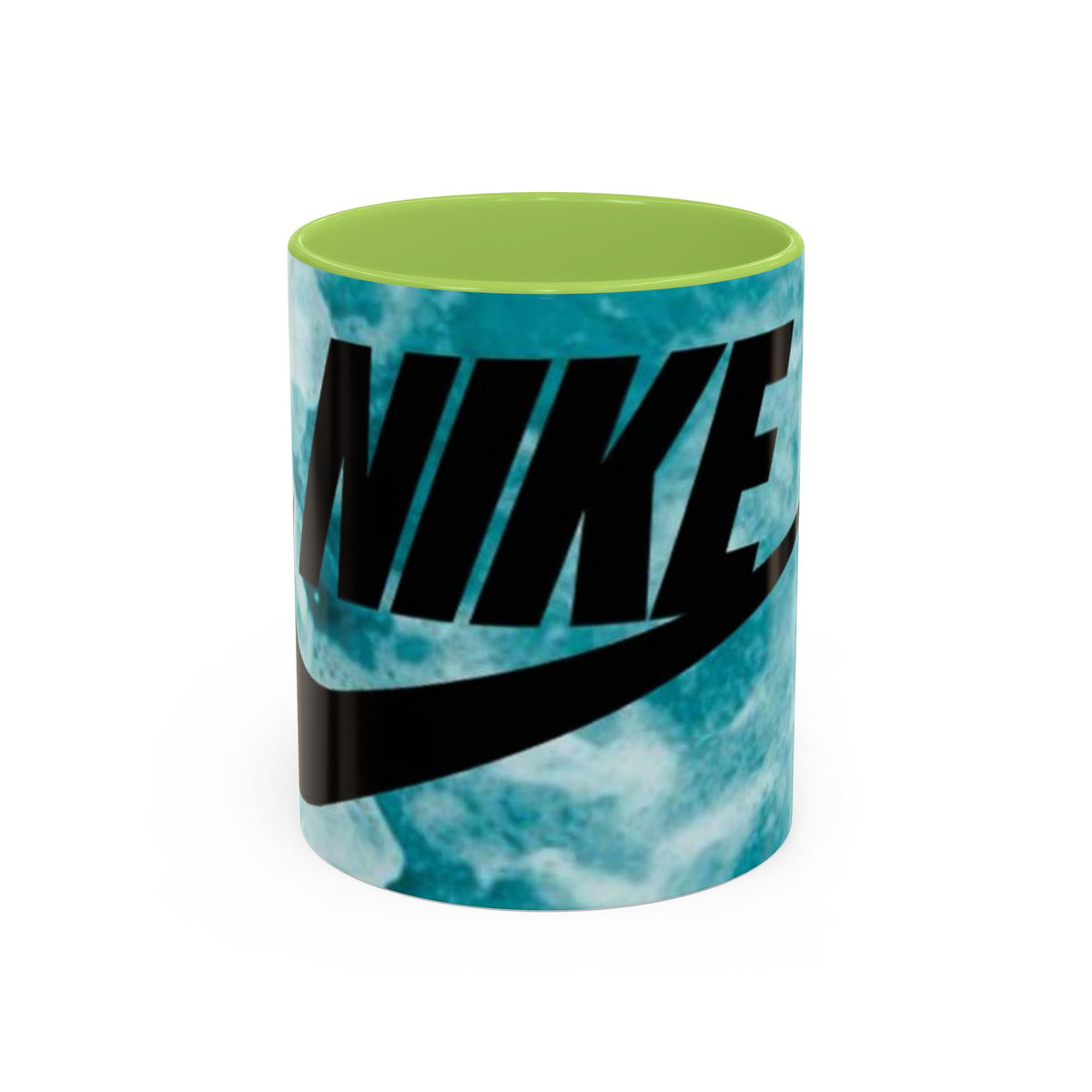 Swoosh Logo Coffee Mug | Accent Ceramic Mug