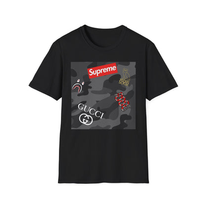 Camo Patch Logo Tee, T-Shirt | Streetwear Collage