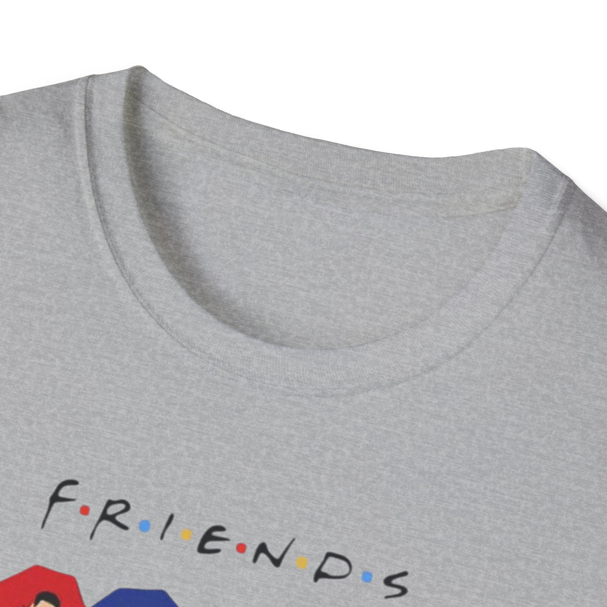 Friends TV Show Minimalist Group Graphic T-Shirt — 