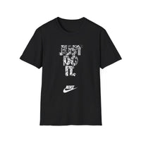 Just Do It Tee | Black graphic logo t-shirt