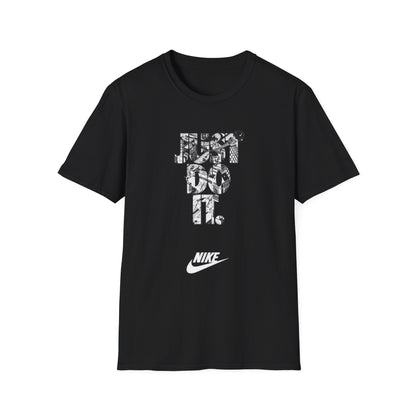 Just Do It Tee | Black graphic logo t-shirt