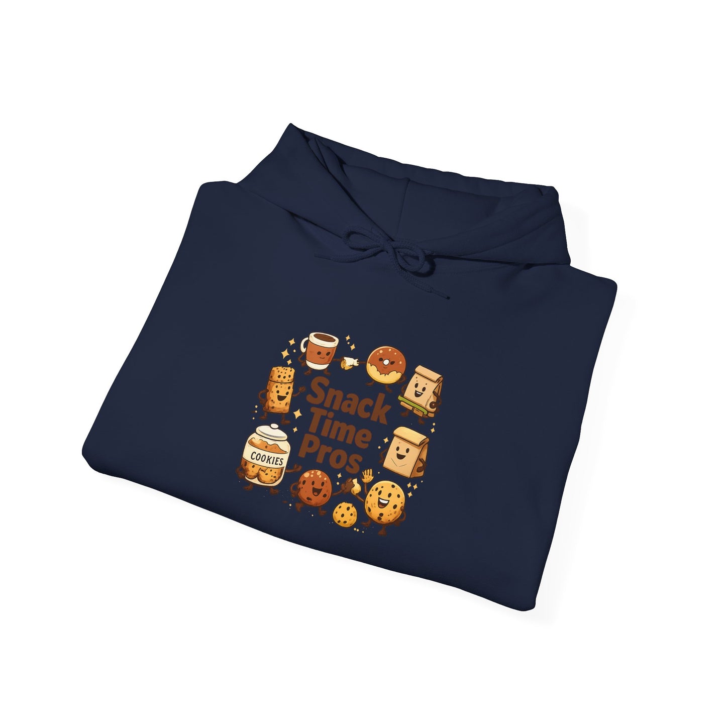 Snack Time Pros Hoodie | office humor, coffee fuel