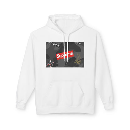 Supreme Streetwear Hoodie — Camouflage Logo Graphic Pullover