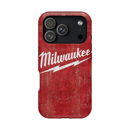 Milwaukee Lightning Logo phone case | Impact-Resistant Case